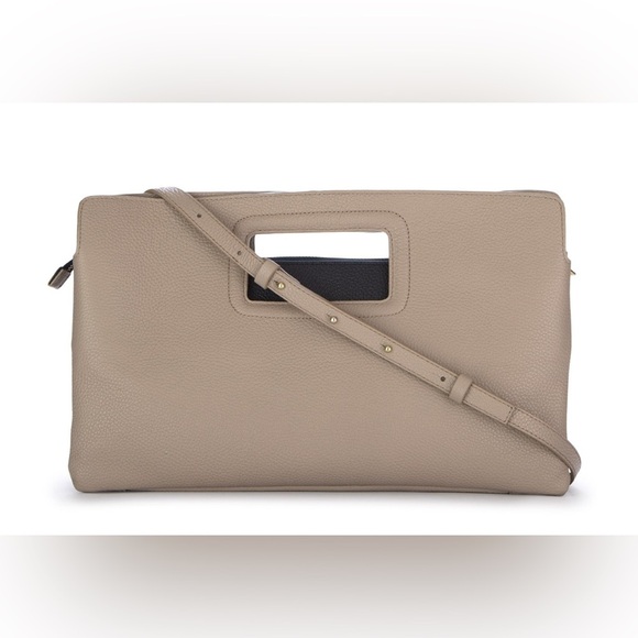 Talbots Leather Purse Shoulder Hand Bag  Tan - Picture 1 of 2